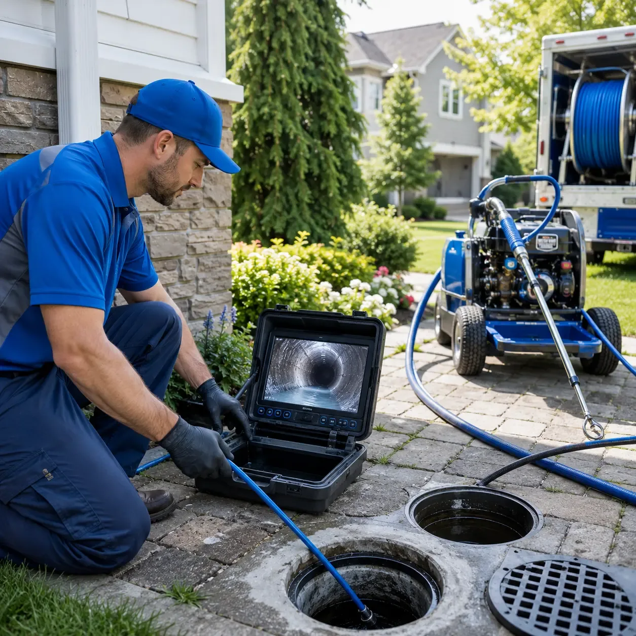 Outdoor drain cleaning professionals serving Piru, CA