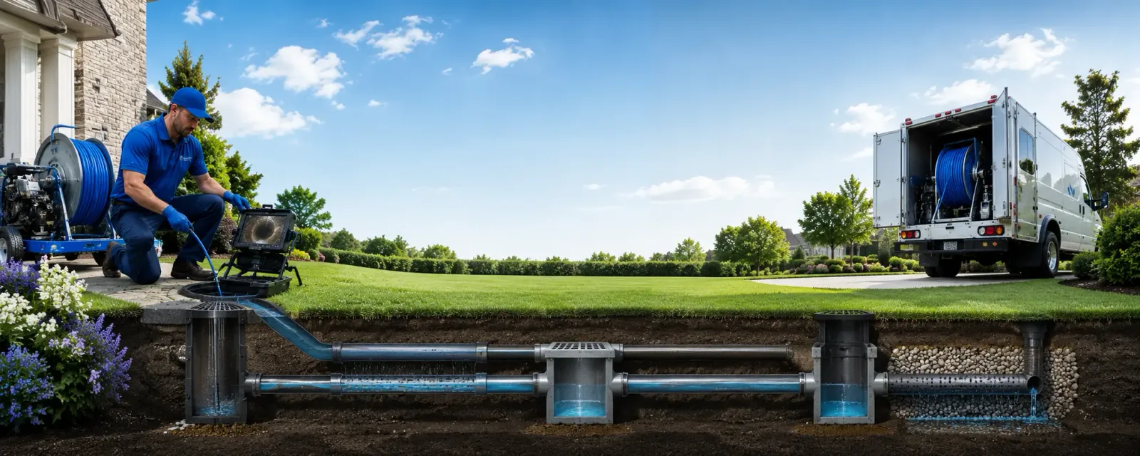 Outdoor drain cleaning information for Piru, CA